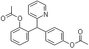 structure of CAS# 111664-35-8, 2,4'-(2-吡啶亚甲基)二苯酚二乙酸酯
