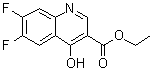 6,7-二氟-4-羟基-3-喹啉羧酸乙酯分子结构 (CAS 111760-35-1)