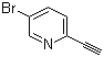 5-溴-2-乙炔基吡啶分子结构 (CAS 111770-86-6)