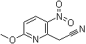 structure of CAS# 111795-99-4, 6-甲氧基-3-硝基-2-吡啶乙腈