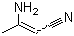 3-氨基巴豆腈分子结构 (CAS 1118-61-2)