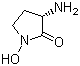 (3S)-3-氨基-1-羟基-2-吡咯烷酮分子结构 (CAS 111821-58-0)