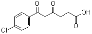 4-氯-gamma,epsilon-二氧代苯己酸分子结构 (CAS 111881-78-8)