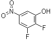 2,3-二氟-5-硝基苯酚分子结构 (CAS 1119455-04-7)