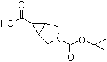 structure of CAS# 1119512-39-8, 3-氮杂双环[3.1.0]己烷-3,6-二羧酸 3-叔丁酯