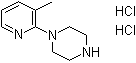 structure of CAS# 111960-11-3, 1-(3-甲基-2-吡啶基)哌嗪二盐酸盐
