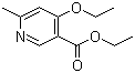 CAS # 111974-39-1, 4-Ethoxy-6-methyl-3-pyridinecarboxylic acid ethyl ester