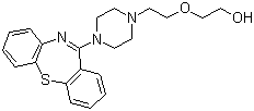 喹硫平分子结构 (CAS 111974-69-7)