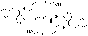 structure of CAS# 111974-72-2, 富马酸喹硫平