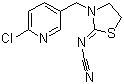 噻虫啉分子结构 (CAS 111988-49-9)