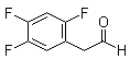 2,4,5-三氟苯乙醛分子结构 (CAS 111991-20-9)