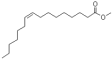 structure of CAS# 1120-25-8, Methyl palmitoleinate
