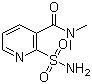 structure of CAS# 112006-75-4, 2-氨基磺酰基-N,N-二甲基烟酰胺
