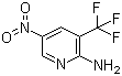 5-硝基-3-(三氟甲基)吡啶-2-胺分子结构 (CAS 1121056-94-7)