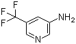 structure of CAS# 112110-07-3, 5-(Trifluoromethyl)-3-pyridinamine