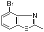 structure of CAS# 112146-10-8, 4-溴-2-甲基苯并噻唑