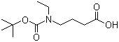 CAS # 1121527-35-2, 4-[[(tert-Butoxy)carbonyl]ethylamino]butanoic acid