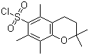 2,2,5,7,8-五甲基苯并二氢吡喃-6-磺酰氯分子结构 (CAS 112160-39-1)