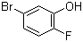 5-溴-2-氟苯酚分子结构 (CAS 112204-58-7)