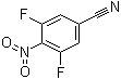 3,5-二氟-4-硝基苯甲腈分子结构 (CAS 1123172-88-2)