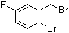structure of CAS# 112399-50-5, 2-Bromo-5-fluorobenzyl bromide