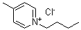 1-丁基-4-甲基氯化吡啶分子结构 (CAS 112400-86-9)