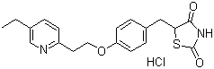 structure of CAS# 112529-15-4, Pioglitazone hydrochloride