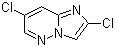 structure of CAS# 112581-77-8, 2,6-Dichloroimidazo[1,2-b]pyridazine