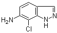 structure of CAS# 112635-08-2, 6-氨基-7-氯吲唑
