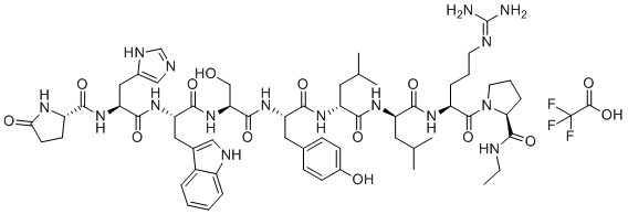 structure of CAS# 112710-58-4, Leuprolide Acetate EP Impurity H