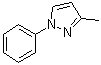 structure of CAS# 1128-54-7, 1-苯基-3-甲基吡唑