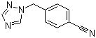 structure of CAS# 112809-25-3, 4-(1H-1,2,4-三唑-1-基甲基)苯甲腈
