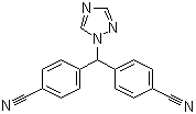 来曲唑分子结构 (CAS 112809-51-5)