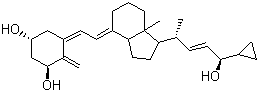 structure of CAS# 112828-00-9, 钙泊三醇