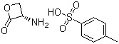 (S)-3-氨基氧杂环丁-2-酮 4-甲基苯磺酸酯分子结构 (CAS 112839-95-9)