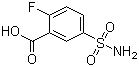 structure of CAS# 112887-25-9, 2-Fluoro-5-sulfamoylbenzoic acid