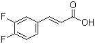 structure of CAS# 112897-97-9, trans-3,4-Difluorocinnamic acid