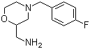 structure of CAS# 112914-13-3, 2-Aminomethy-4-(4-fluorobenzyl)morpholine