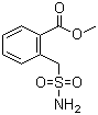 2-氨基磺酰甲基苯甲酸甲酯分子结构 (CAS 112941-26-1)