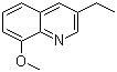 structure of CAS# 112955-03-0, 3-乙基-8-甲氧基喹啉