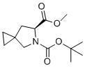 (S)-5-叔-丁基6-甲基5-氮杂螺[2.4]庚烷-5,6-二羧酸酯分子结构 (CAS 1129634-43-0)