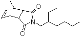 CAS # 113-48-4, N-(2-Ethylhexyl)-5-norbornene-2,3-dicarboximide, MGK 264, N-(2-Ethylhexyl)-bicyclo[2.2.1]hept-5-ene-2,3-dicarboximide