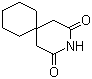 structure of CAS# 1130-32-1, 3,3-Pentamethylene glutarimide