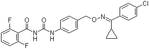氟螨脲分子结构 (CAS 113036-88-7)