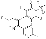 依托考昔-D4分子结构 (CAS 1131345-14-6)
