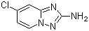 7-氯-[1,2,4]三唑并[1,5-a]吡啶-2-胺分子结构 (CAS 1131410-85-9)