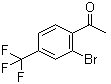 1-[2-溴-4-(三氟甲基)苯基]乙酮分子结构 (CAS 1131605-31-6)
