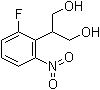 2-(2-氟-6-硝基苯基)-1,3-丙二醇分子结构 (CAS 1131605-32-7)