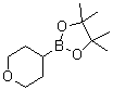 四氢吡喃-4-硼酸频哪醇酯分子结构 (CAS 1131912-76-9)