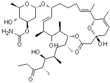 17-羟基杀黑星菌素 A分子结构 (CAS 113204-43-6)